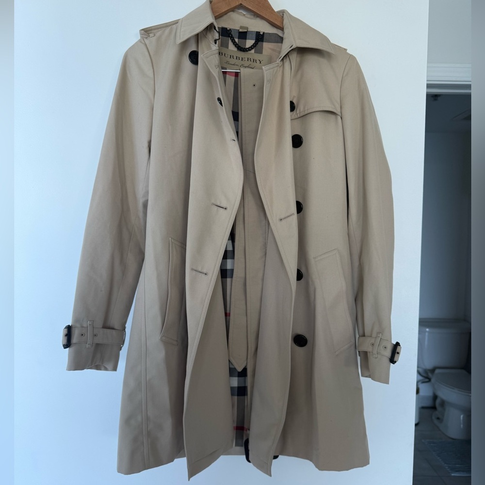 Burberry Double-Breasted Trench Coat